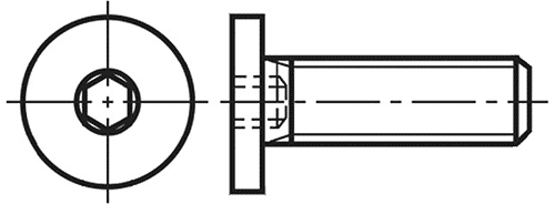 Šrouby s nízkou válcovou hlavou, drážka Imbus, černěné, B10X16/BN1206, B10X20/BN1206 |CS|