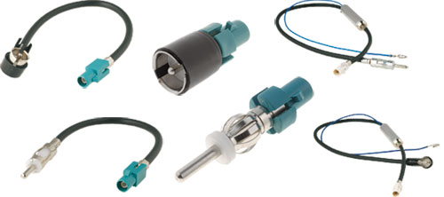 Adaptador de antena y separadores, ZRS-GOLFV-DIN, ZRS-GOLFV-ISO, ZRS-GOLFV-DIN/Z |ES|