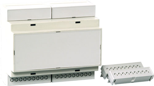 MODULBOX enclosures for DIN rail mounting, 1MH53/5, 1MH53/7.5, 2MH53/5, 3MH53/5, 4MH53/5 |EN|