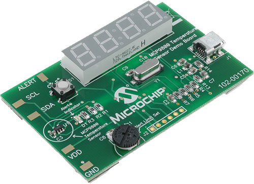 Development kit: Microchip; Manufacturer: MICROCHIP TECHNOLOGY, MCP9800DM-TS1 |EN|