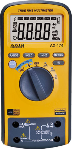 Digitaler Multimeter; AXIOMET, AX-174 |DE|