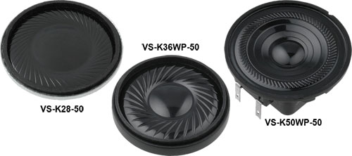 Luidspreker; mylar; VISATON, VS-K28WP-50, VS-K28WP-8, VS-K36WP-50, VS-K36WP-8, VS-K50FL-16 |NL|