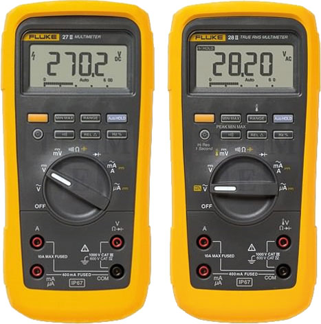 Digital multimeter; IP rating: IP67; FLUKE, FLK-27-2, FLK-28-2 |EN|