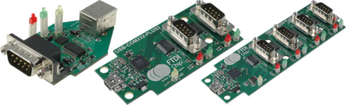Module USB-RS232/422/485, prod. FTDI, USB-COM232-PL-1, USB-COM232-PL-2, USB-COM232-PL-4 |RO|