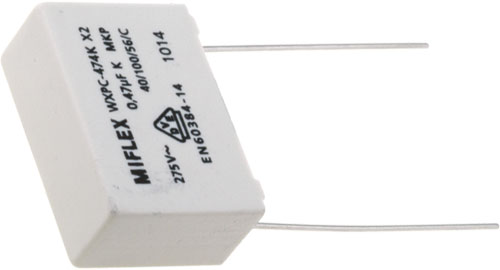 Polypropylene capacitors, X2 class, WXP-103K, WXP-223M-L, WXP-333K, WXPC-473, WXPC-104K |EN|