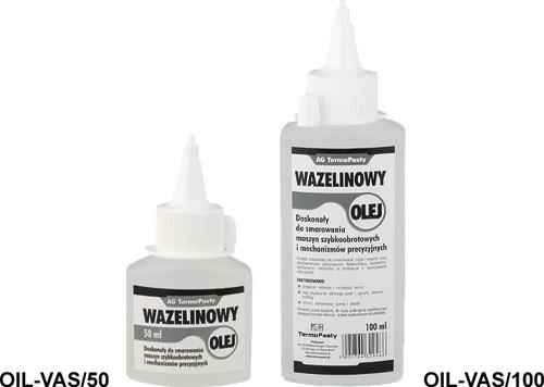 Vaseline oil, OIL-VAS/50, OIL-VAS/100, OIL-VAS/300, OIL-VAS/1000 |EN|
