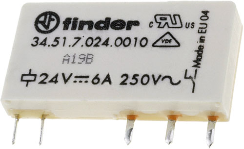 Small width relays, 34 series, 34.51.7.005.001, 34.51.7.012.001, 34.51.7.012.0000 |EN|
