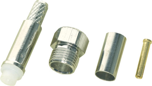 FME female plugs, crimped, FME-008, FME-009, 1-1337552-0, J01701A0007 |EN|