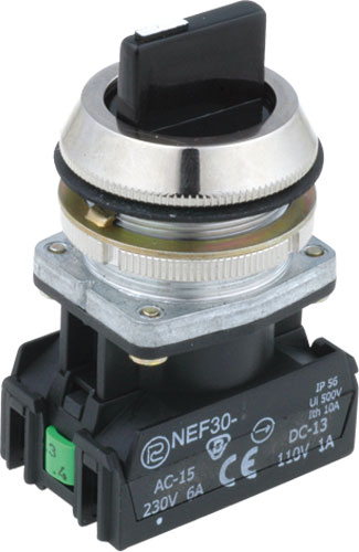Feather selector switches, NEF30 series, NEF30-TPASXY, NEF30-TPBSXY, NEF30-TPCSXY, NEF30-TPDSXY |EN|