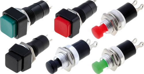 Push-button switches, PS-0 series, PS-01, PS-02, PS-03B, PS-03BU, PS-03G, PS-03R, PS-03Y |EN|