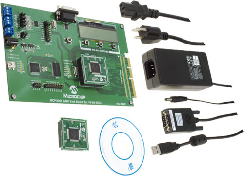 MICROCHIP TECHNOLOGY Development kits Evaluation kit MCP3901 for 16-bit MCU, MCP3901EV-MCU16 |EN|