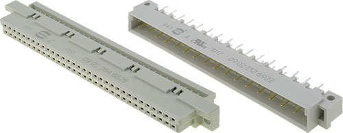 Connector: DIN 41612; type B; HARTING, 09021322921, 09021322931, 09021326922, 09021326932 |EN|