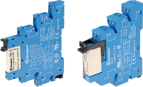 Relé: interfész; FINDER, 38.51.0.012.006, 38.51.0.024.006, 38.61.0.024.0060, 38.51.0.048.006 |HU|