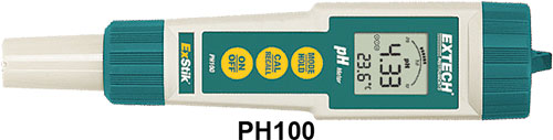 Misuratore: pH; EXTECH, PH90, PH100 |IT|