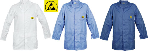 Coat; ESD; REECO, ESDCOAT-B-XS, ESDCOAT-B-S, ESDCOAT-B-M, ESDCOAT-B-L, ESDCOAT-B-XL |EN|