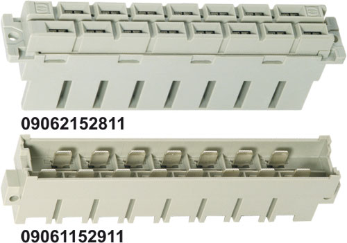Conectori DIN 41.612 tip H, prod. HARTING, 09062032911, 09062032811, 09061152932, 09060152931 |RO|