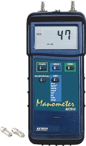 Manometer, EX407910, EX407910-NIST, PCE-MPM10 |EN|