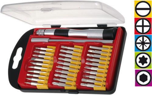 32-piece set with screwdriver bits, D-MBS30 |EN|