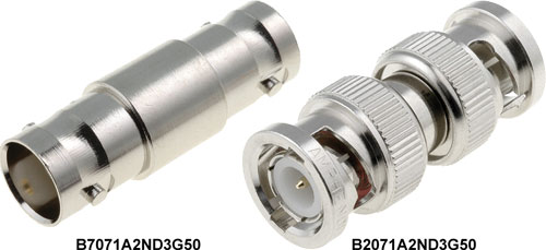Conectori BNC drepţi, AMPHENOL, B2071A2ND3G50, B7071A1ND3G50, 031-219-RFX, 031-220G-RFX |RO|