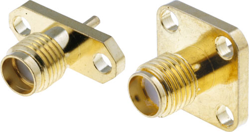 Professional SMA sockets with flange, SMA-21, SMA-22 |EN|