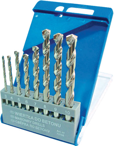 8 concrete drill bits sets, PRE-MD8 |EN|