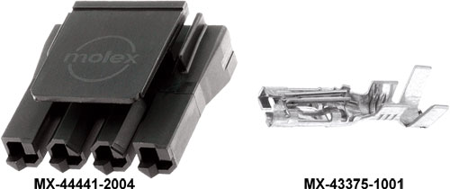 Connector: wire-board; MOLEX, MX-44441-2002, MX-44441-2003, MX-44441-2004, MX-44441-2005 |EN|