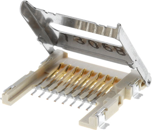 Connector: for cards; MOLEX, MX-500901-0801, MX-47219-2001 |EN|