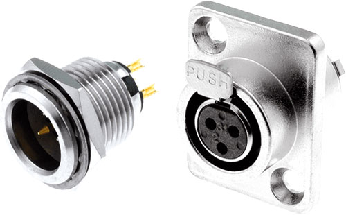 Conector: XLR mini; AMPHENOL, AG3FCE, AG3FCRV, AG3MCC, AG4FCE, AG4FCRV, AG4MCC, AG5FCE, AG5FCRV |RO|