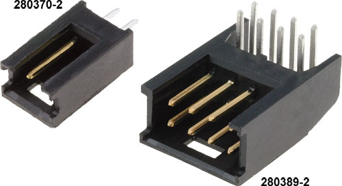 Connector: wire-board; TE Connectivity, 280377-1, 280377-2, 280370-1, 280370-2, 280378-1 |EN|