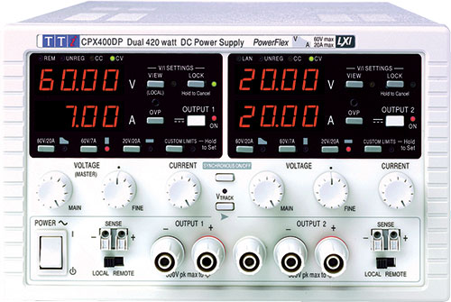 Alimentatore: impulsi, multicanale; AIM-TTI, CPX400D, CPX400DP |IT|