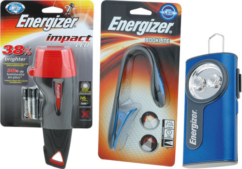Linternas Energizer, BOOKLITE/EG, IMPACT2AA, LAT-LEDMETAL, RUBBER-2AA, RUBBER-2D |ES|