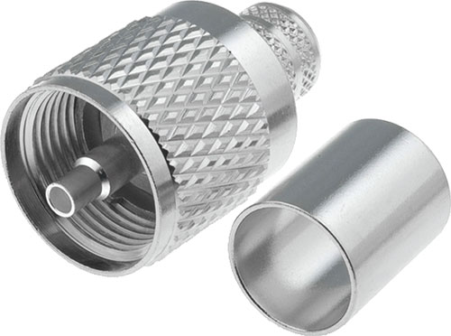 Conector: UHF (PL-259); AMPHENOL RF, U1121A1NPH3G7A50, U1121A1-NPHS-7A-50, 083-1SP-15RFX |PT|