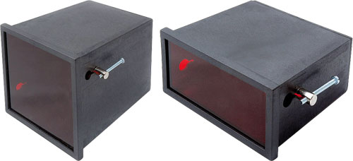 Enclosure: panel; ABS; black; SUPERTRONIC, PP10N, PP11N, PP15N |EN|
