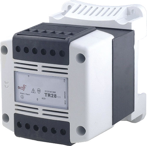 Transformer: mains; encased; for DIN rail mounting; TR28 1.1, DF-680040025, DF-680040026 |EN|