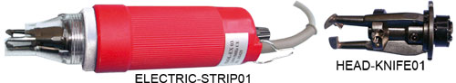 Spelafili elettriche, ELECTRIC-STRIP01, HEAD-KNIFE01, HEAD-KNIFE02 |IT|