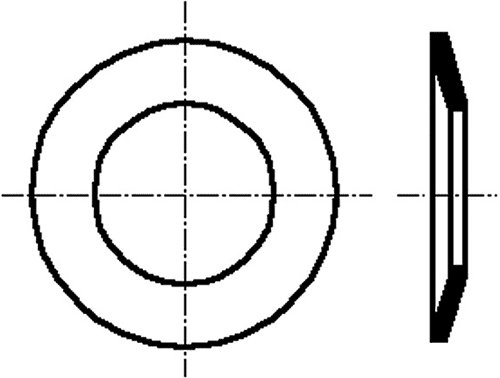 Spring conical washers, B6/BN65363, B10/BN65363, B16/BN65363 |EN|