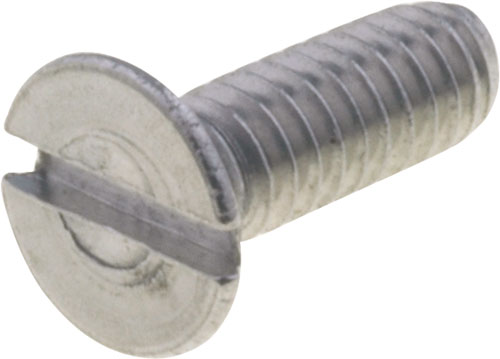 Slotted flat head machine screws DIN963A stainless steel A2, B1.6X3/BN654, B1.6X4/BN654 |EN|