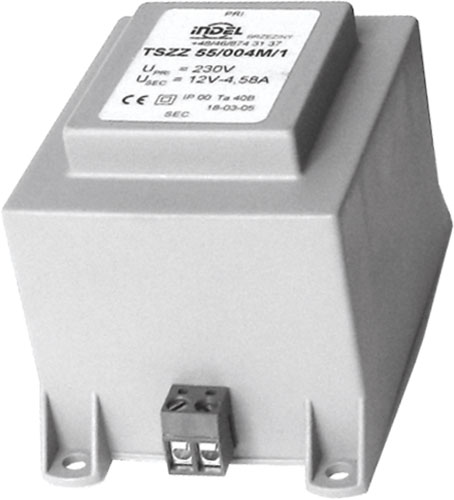Transformer: encapsulated; Mounting: screw type; INDEL, TSZZM25/9V, TSZZM25/12V, TSZZM25/2X12V |EN|