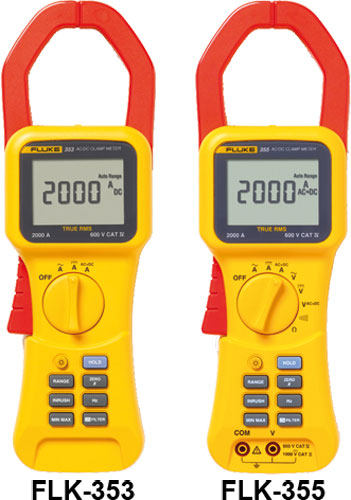Meter: multifunction; digital, AC/DC pincers type; FLUKE, FLK-353, FLK-355 |EN|