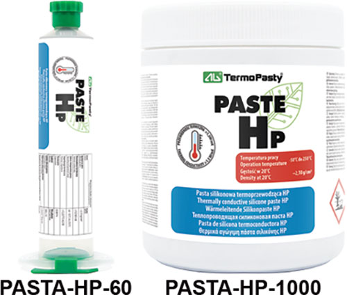 Heat transfer paste; AG TERMOPASTY, PASTA-HP-7, PASTA-HP-60, PASTA-HP-100, PASTA-HP-500 |EN|