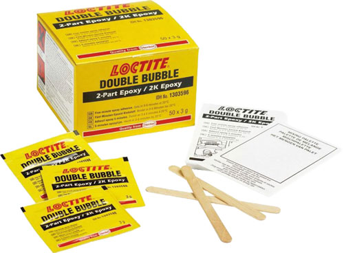 Epoxy adhesive; LOCTITE, LOC-DOUBLE.BUBBLE |EN|