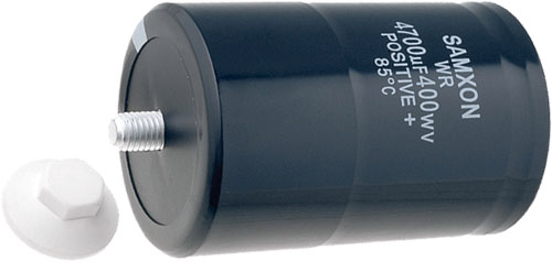 Screw terminal electrolytic capacitors, 2000h, WR1000/450, WR1800/450, WR2200/450, WR3300/450 |EN|