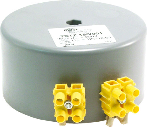 Transformer: toroidal; IP00; INDEL, TSTZ100W/12V, TSTZ100W/24V, TSTZ150W/12V, TSTZ150W/24V |EN|