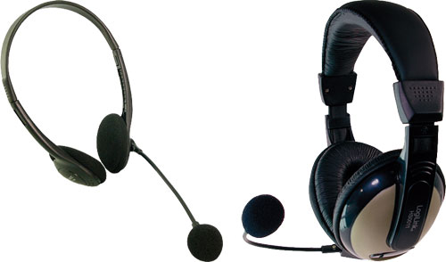 Écouteurs avec microphone; 32Ω; LOGILINK, PC-HS0001, PC-HS0011, PC-HS0028, PC-HS0031, HS0040 |FR|