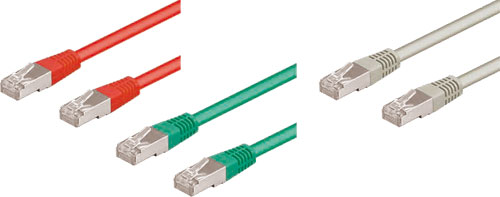 Cable: patch cord; S/FTP; Cat 6; GOOBAY, S/FTP6-CU-001BK, S/FTP6-CU-001GR, S/FTP6-CU-001OR |EN|