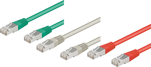 Cable: patch cord; SF/UTP; Cat 5e; GOOBAY, SF/UTP5-CCA-002BK, SF/UTP5-CCA-002BL |EN|
