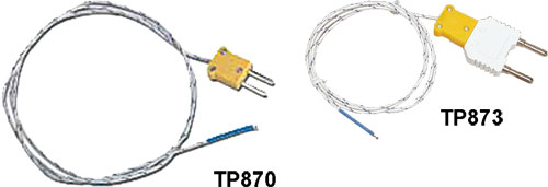 Teplotní sondy typu K Extech, TP870, TP873 |CS|