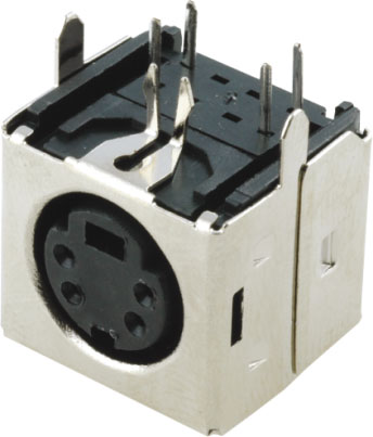 Prises mini DIN blindées pour PCB, MDC-204E, MDC-206E, MDC-207E, MDC-208E |FR|