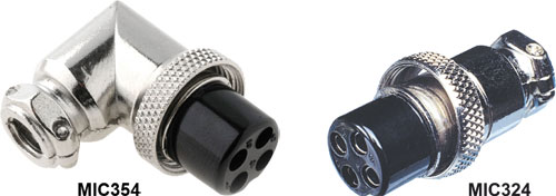Mufă; pentru microfoane; mamă; pe cablu, MIC322, MIC323, MIC324, MIC325, MIC326, MIC327, MIC328 |RO|