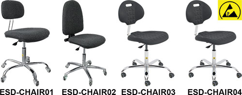 Chair; ESD; RT WORK, ESD-CHAIR01, ESD-CHAIR01/S, ESD-CHAIR02, ESD-CHAIR02/S, ESD-CHAIR03 |EN|